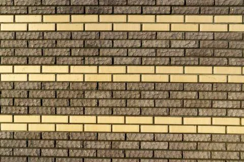 Wall of decorative brick falsework Stock-Fotos