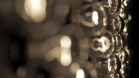 Wall of decorative light bulbs. Stage light panel Stock Footage 134982506