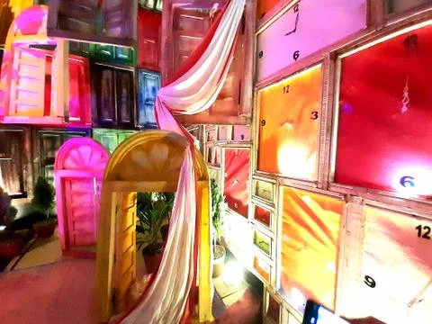 Wall design. Stock Photos