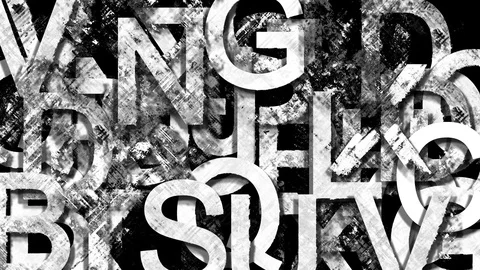 Wall from Dirty Glitch Alphabet 1 库存影片 102852053