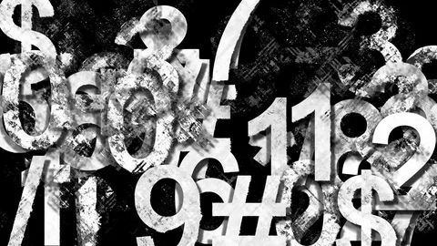 Wall from Dirty Glitch Digits 1 Vídeos de archivo 103090825