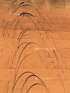 Wall with divorce of the paint Fotos de archivo