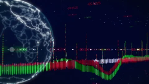 Wall Of Exchange Market Stock Footage 261301396