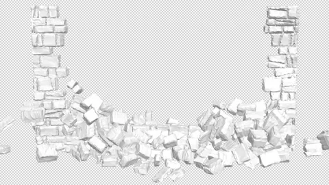 3D Building Collapse Stock Videos – Royalty-Free HD & 4K Videos