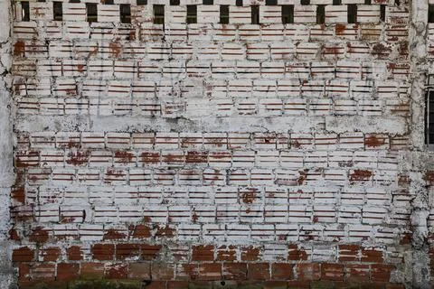 Wall with exposed bricks Foto stock