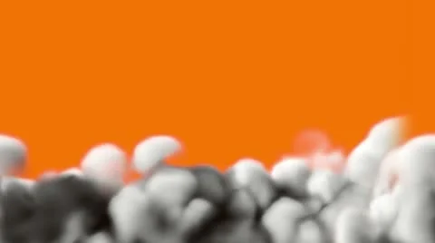 Wall of fast rising smoke, tileable horizontally Video stock 8952974