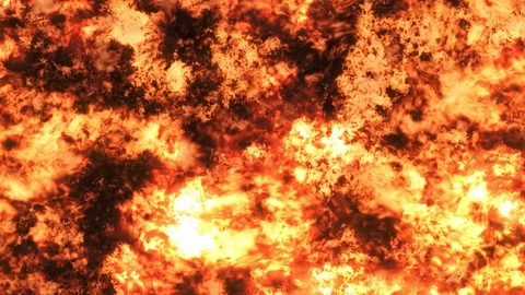 Wall of Fire Stock Footage 113071218