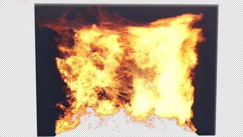 Wall of Fire With Rising Flames
Massive rectangular firestorm with burning Stock Footage 313991042