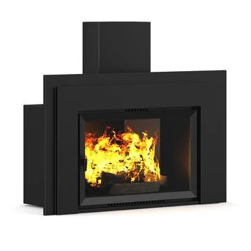 Wall Fireplace 1 3D Model