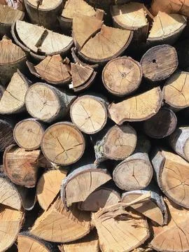 Wall firewood Stock Photos