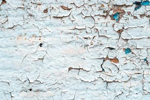 Wall flakes. Old rough stone on cement pattern wall background. Vintage grunge 스톡 사진