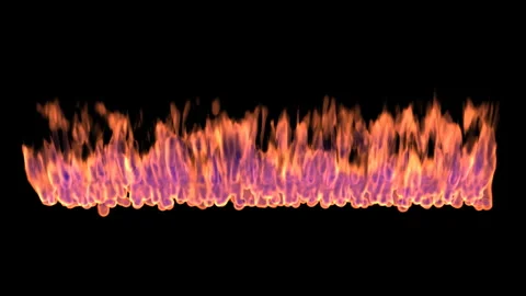 Wall of Flames Stock Footage 327526481