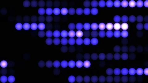 Wall Of Flashing Lights Background Stock Footage 165193224