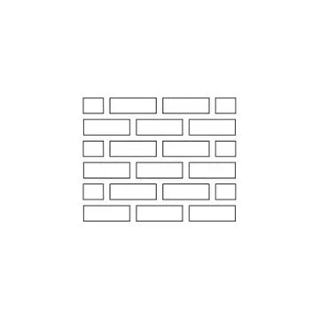Wall. flat vector icon Stock Illustration