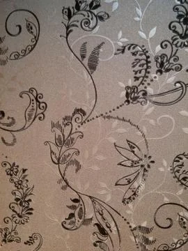 Wall floral pattern Stock-Fotos