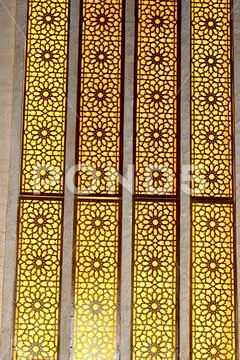 Wall floral pattern Stock Photos