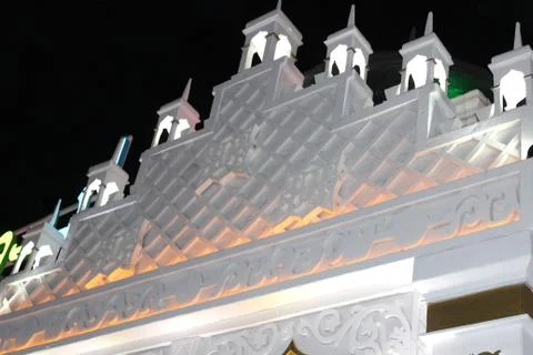 Wall floral pattern Stock Photos