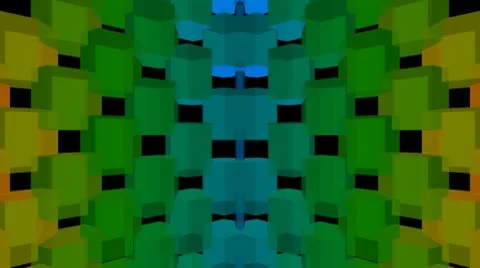 Wall of Flow Loop HD 720 Video stock 10560409