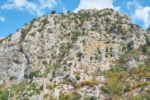 The wall of the fortress Foto stock