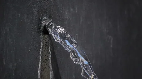 Wall fountain Stock Footage 6131999