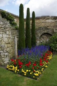 Wall garden Stock Photos