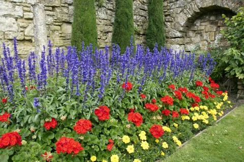 Wall garden Stock Photos