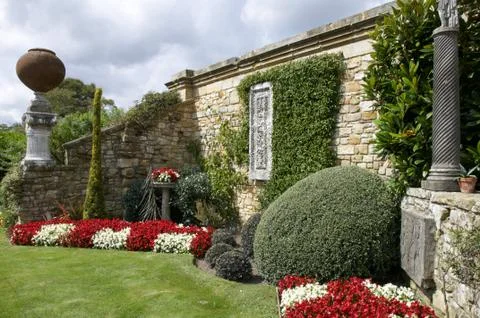 Wall garden Stock Photos