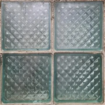Wall of Glass Blocks texture Stock Photos