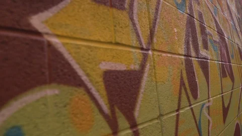 Wall Of Graffiti Stock-Footage 112273012