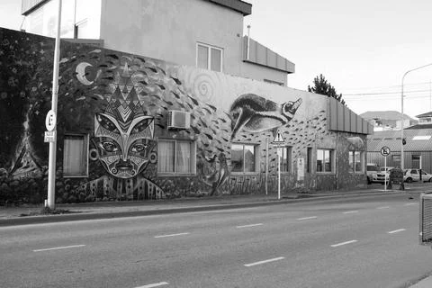 Wall graffiti Stock Photos