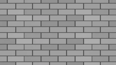 Wall of grey bricks background. Illustrazione stock