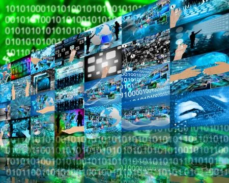 Wall high-tech Stockillustratie