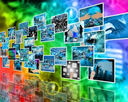 Wall high-tech Stockillustratie