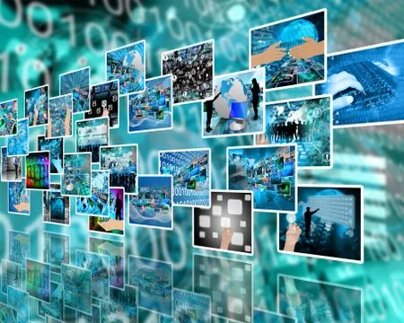 Wall high-tech Stockillustratie