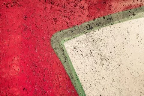 Wall with holes. Stock Photos