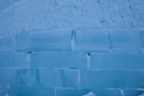 Wall of ice cubes as texture or background Stock-Fotos