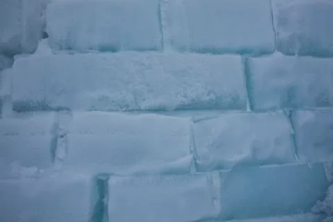 Wall of ice cubes as texture or background Stock-Fotos