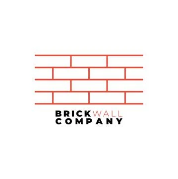 Wall Icon in trendy flat style isolated on white background. Wall brick symbo Stock Illustration