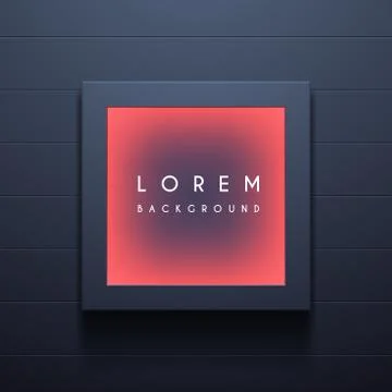 Wall with illuminated window background Stock Illustration