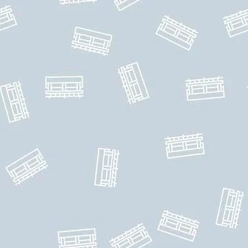 Wall insulation layer line seamless pattern Stock Illustration