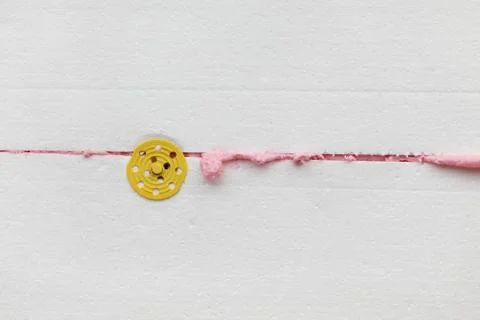 Wall insulation, styrofoam, polyurethane and anchor 写真素材