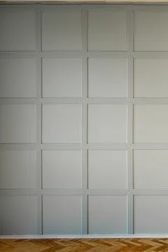 Wall in the interior with parallel and vertical stripes of calm color. Parque Stock Photos