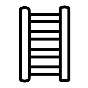 Wall Ladder Stock Illustration