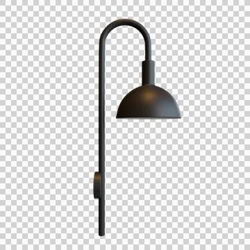 Wall Lamp 3D Illustration Stock Illustration