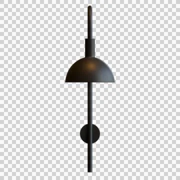 Wall Lamp 3D Illustration Illustrazione stock