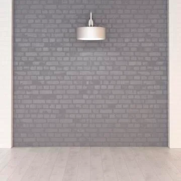 Wall lamp, 3d rendering Ilustración de archivo