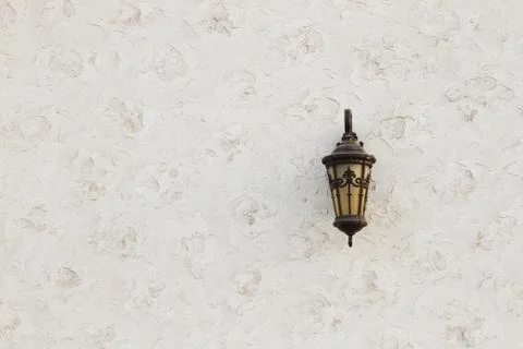 Wall lamp with background Stock Photos