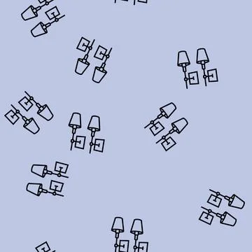Wall lamp ceiling line seamless pattern Stock Illustration