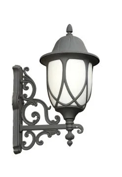 Wall lamp (with clipping path) Stock Photos