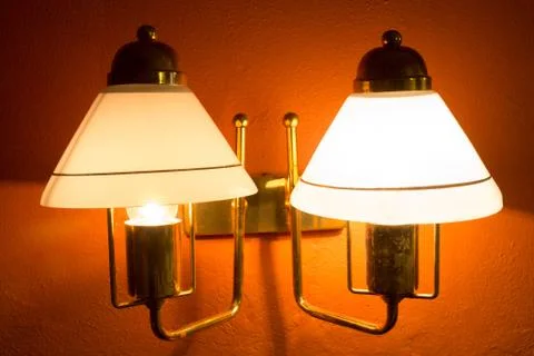 Wall lamp Stock Photos